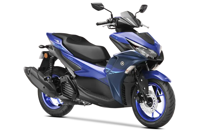 Yamaha Aerox 155 Version S Racing Blue listed at Oxena Motors showroom in Coimbatore