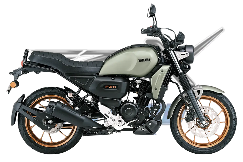 Yamaha FZ-X Hybrid left Side Pose listed at Oxena yamaha in Coimbatore