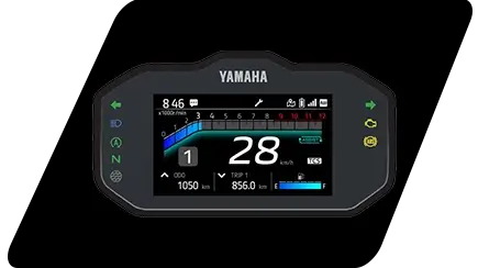 Yamaha FZ-S Fi Hybrid color_tft listed at Oxena yamaha in Coimbatore