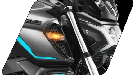 Yamaha FZ-S Fi Hybrid flasher listed at Oxena yamaha in Coimbatore