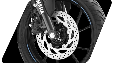 Yamaha FZ-S Fi front_disc at Oxena yamaha in Coimbatore