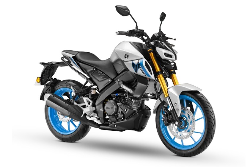 Yamaha MT 15 Version 2.0 Ice Storm DLX listed at Oxena Motors showroom in Coimbatore