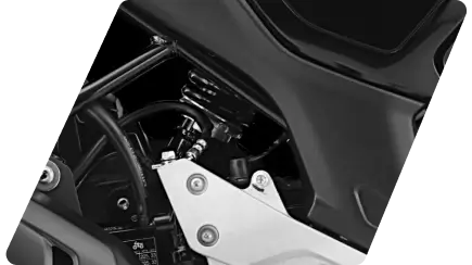 Yamaha FZ-S Fi monocross suspension at Oxena yamaha in Coimbatore