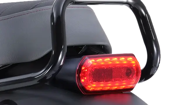 Yamaha FZ-X Hybrid sleek led tail light at Oxena yamaha in Coimbatore