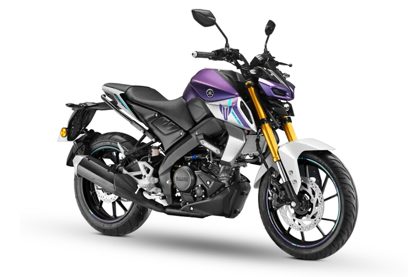 Yamaha MT 15 Version 2.0 Vivid Violet Metallic DLX listed at Oxena Motors showroom in Coimbatore