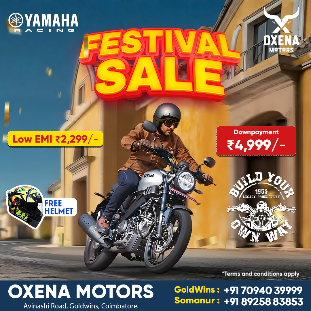 Oxena Festival offer XSR downpayment at 4999
