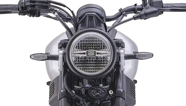 Yamaha XSR 155 LED headlight and tail light at Oxena Motors