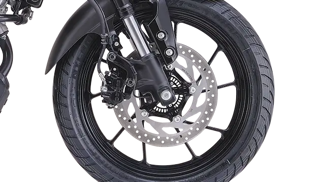Yamaha XSR 155 aluminium swingarm design at Oxena Motors showroom