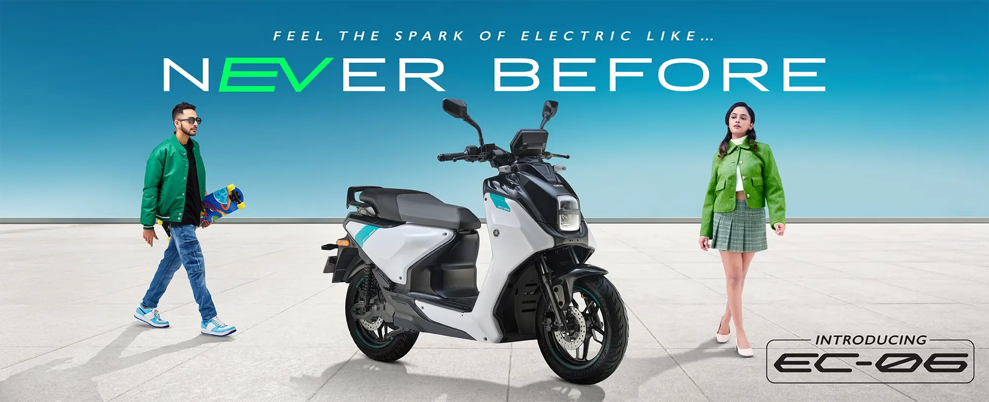 Yamaha EC-06 electric scooter premium electric two wheeler – Oxena Yamaha